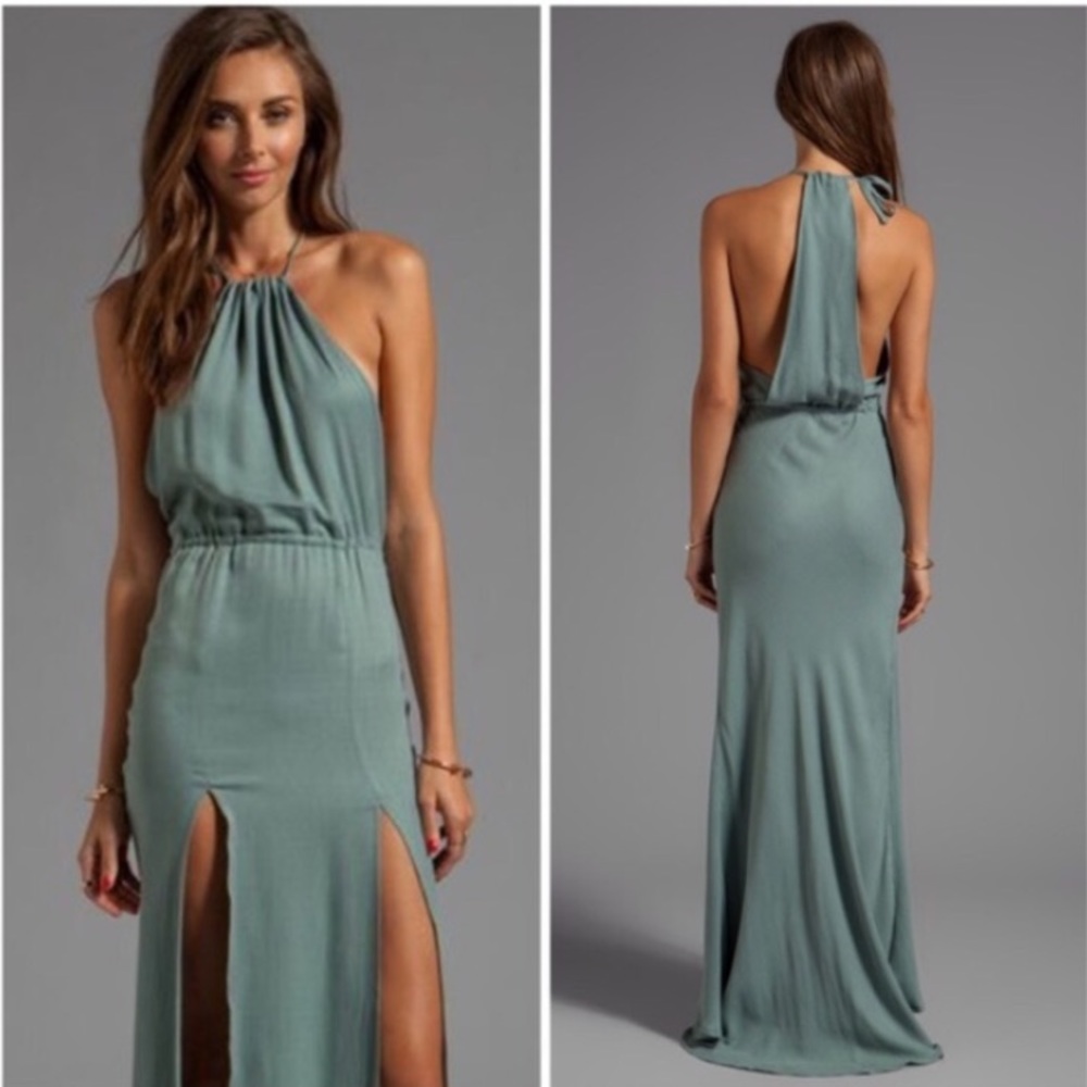 Stone Cold Fox Sage Onyx Gown